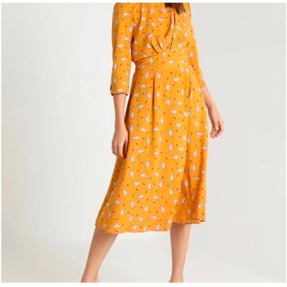 Louche Anthropologie Llama Midi Dress Size XS